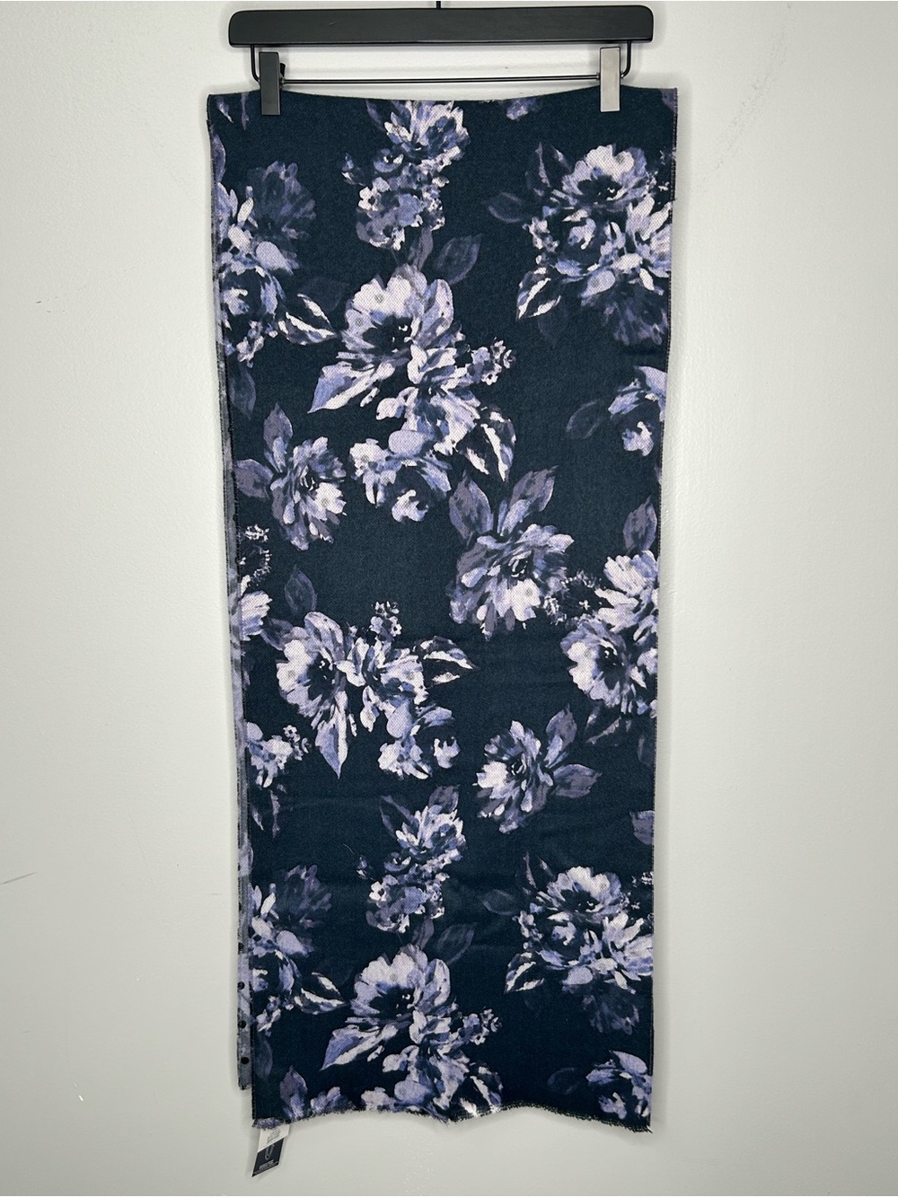 Land’s End Reversible Floral Polka Dot Scarf NWT
